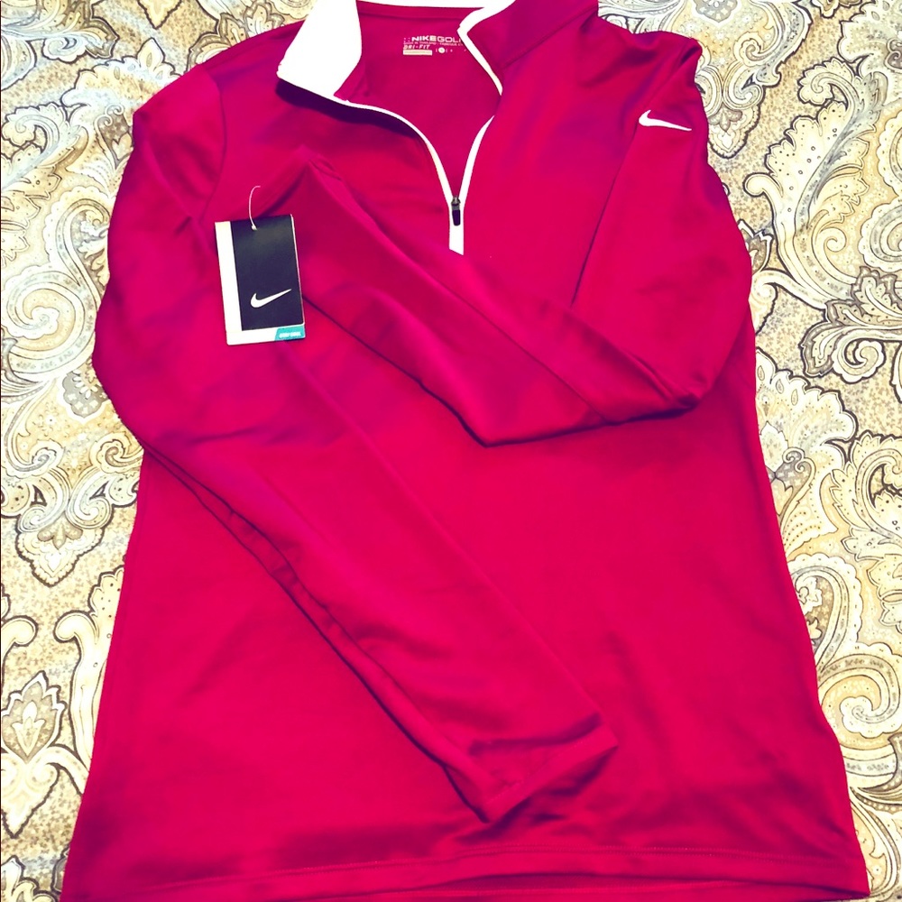 Nike Ladies Dri-Fit Stretch 1/2 Zip Cover Up